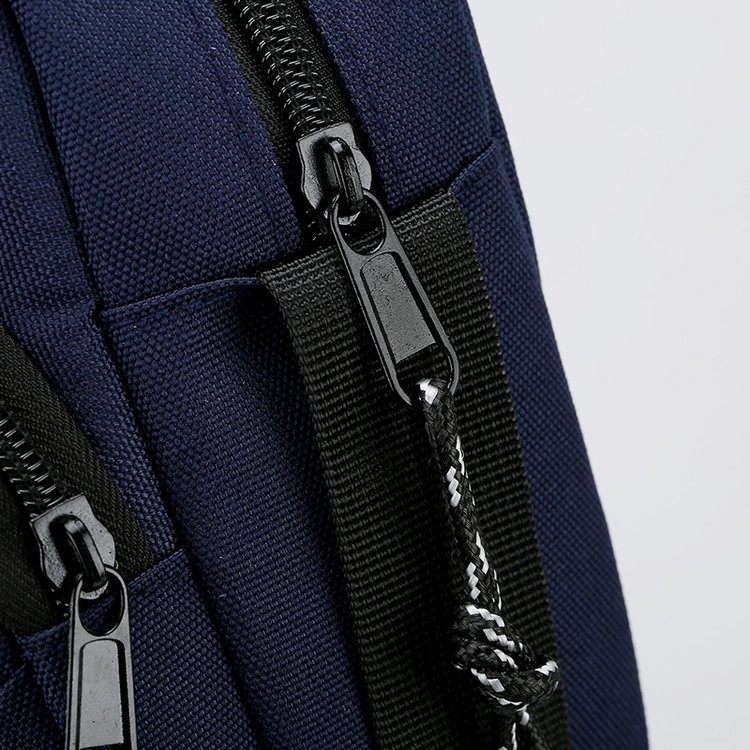 (w206) กระเป๋าสะพายข้างชายหญิง 2ซิป ขนาดกะทัดลัด ใส่ มือถือขนาดใหญ่ได้ - รูปที่ 4