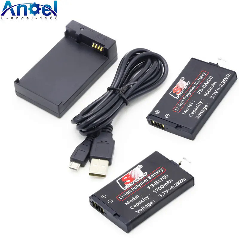 Flysky FS-BC101 Lipo USB Charger with FS-B1700 FS-BA800 3.7v 800mah 1700mah For Flysky FS-GT3C GT2B 