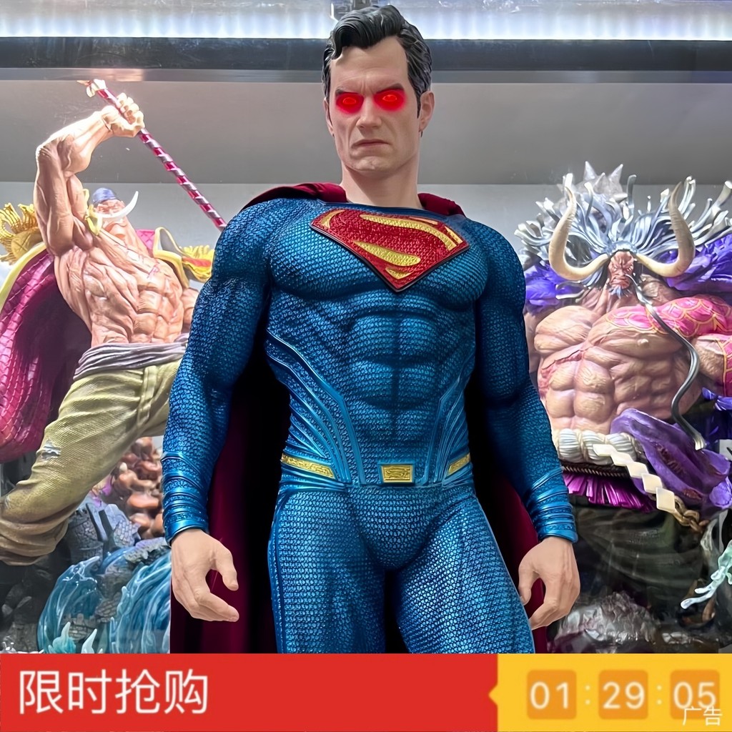 [Factory Store]High Quality Version Marvel American Superman Hand-Made Boy Gift Anime Game Garage Kits Model Furnishing Articles