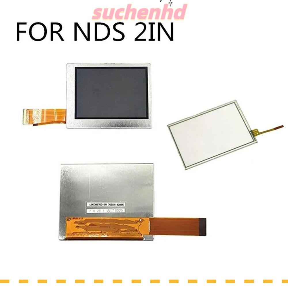 หน้าจอคอนโซลเกม SUCHENHD, จอแสดงผล LCD DIY ดั้งเดิม, อะไหล่ทดแทนซ่อมหน้าจอ Digitizer สําหรับ DS/NDS