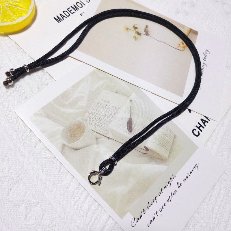 T Thailand Brand Chain Thangka Lanyard สร้อยคอจี้เชือก Quick Release Universal Buckle คู่ Clavicle C