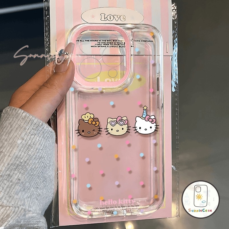 น่ารักจัง helloKitty Redmi 9A 13C 11 13 9 12 10A 10C 12C 9T 9C NFC A2 A19 12 8 11S 10 Pro POCO M3 การ์ตูน จุดคลื่น เคส - รูปที่ 2