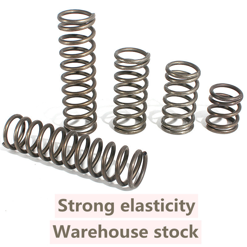 [FGHT17-y] สปริงกด-สปริงดัน สปริงอัด สปริงดันทั่วไป เหล็กสปริง 65Mn/Compression Spring d1.5mm * OD15-22mm * L10-100mm
