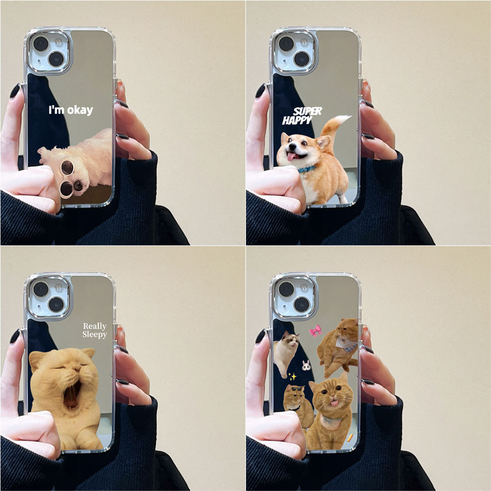 TPU กระจกแต่งหน้าเคส For iPhone 14 Pro Max 15 13 11 16 12 16pro 16promax 13promax 15promax 15pro 13pro เคสโทรศัพท์มือถือ