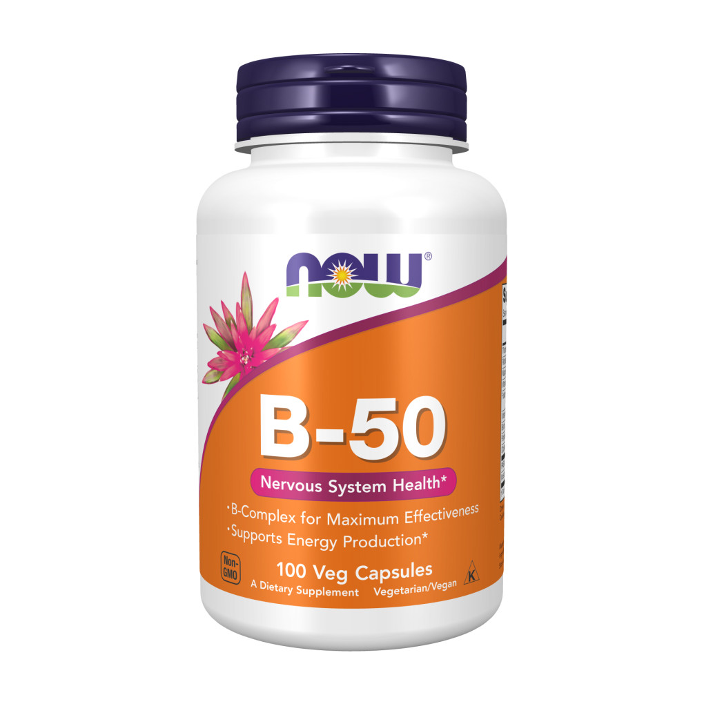 NOW Foods, B-50 mg, 100 Veg Capsules