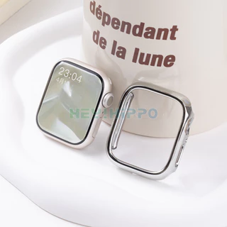 Electroplating สีนาฬิกาสําหรับ iwatch Series10 46 มม.42 มม.โลหะเคลือบพลาสติกสําหรับ iwatch series 10 9 8 7 6 5 se 4 3 45/41/44/40 มม.42 มม.38 มม.