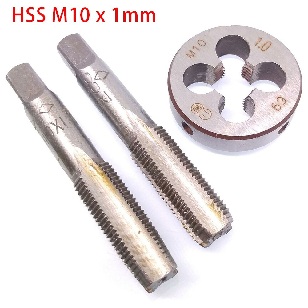 [CRA] Hss M10X1 มม. เทเปอร์ & ปลั๊ก & เกลียวเมตริก M10X1 มม.