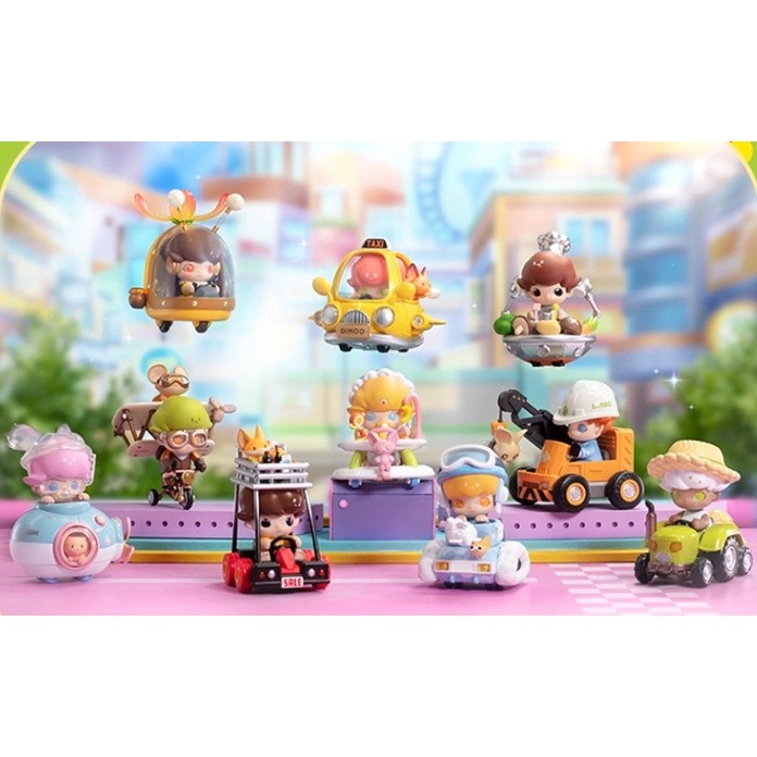 POPMART กล่องของขวัญกล่องตาบอดชุด Dim Qunar ของแท้