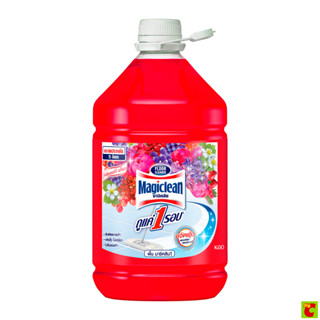 มาจิคลีน น้ำยาทำความสะอาดพื้น กลิ่นเบอร์รี่ อโรมา 5000 มล.