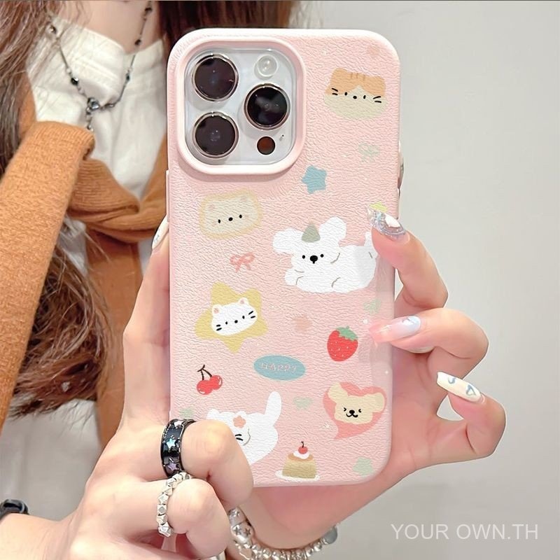 Love Brown Dog "เคส iPhone รุ่น Q น่ารักสำหรับ11, 12, 13, 14, 15 PRO MAX, 7plus, 8PLUS, 11pro, 13pro, X, XR, รุ่น XS MAX"