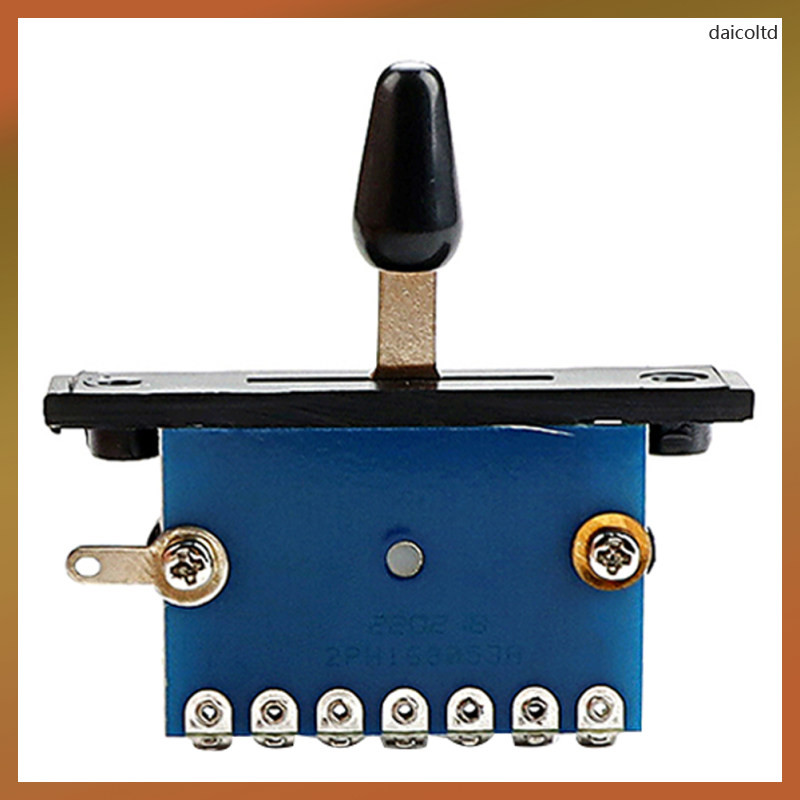 🎃 กีตาร์ Toggle Switch สีสันหลากหลาย ดีไซน์ทันสมัย รูปทรงสี่เหลี่ยม รองรับการใช้งานทั่วไป 1Set สำหรับนักดนตรี