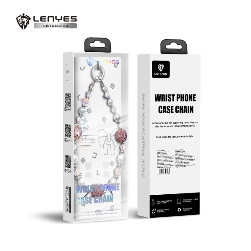 HP LENYES LST201 เชือกเส้นเล็กโทรศัพท์คอพรีเมี่ยม 1.5 เมตร 360 องศาเคสโทรศัพท์ Lanyard