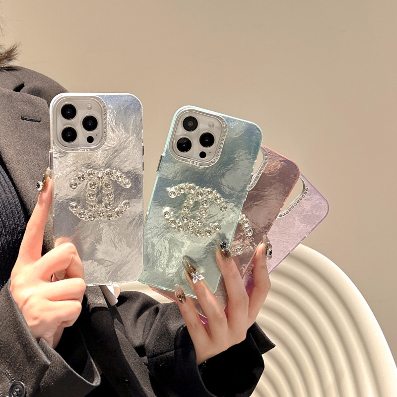 ป้ายชื่อแบรนด์แฟชั่นฝรั่งเศส เคสไอโฟน 16 pro max 15 pro max 14 pro max 13 pro max เคสไอโฟน11 13 15 16 12 pro max เคส iphone 12 14 16 pro 16 plus 15 plus 15pro 11 pro max 13 pro 14 pro 14 plus 12 pro กันกระแทก rhinestone พิมพ์กระดาษดีบุก