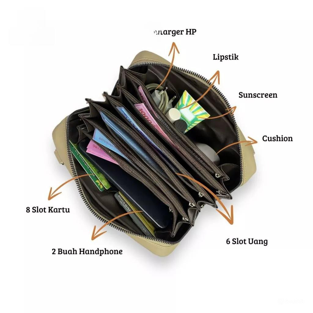 . Naden slingbag กระเป๋าทางการเงิน Family, กระเป๋าสตางค์การจัดการทางการเงิน ewallet