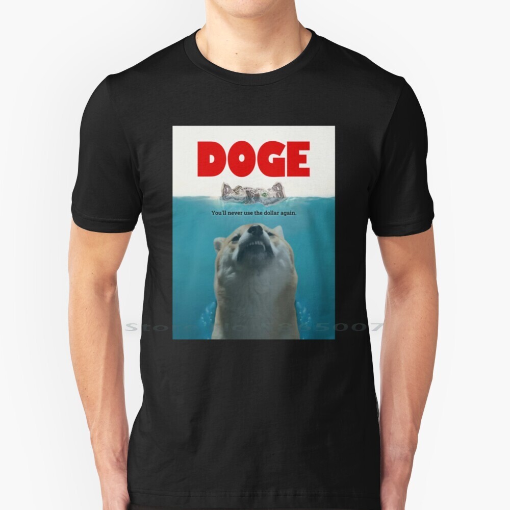 Dogecoin Yolo จาก Elon Musk Tweet On Doge T เสื้อผ้าฝ้าย 100% Dogecoin Yolo Dogecoin ราคา Elon Musk 
