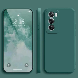 เคส OPPO Reno 12 5g สีทึบ OPPO Reno12 5g เคสซิลิโคนป้องกันการตกสีธรรมดาเรียบง่าย YT