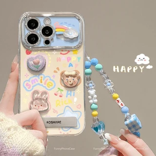เข้ากันได้กับ ไอโฟน 11 ไอโฟน 13 14 ไอโฟน 15 Pro Max ไอโฟน 16 Pro Max เคสโทรศัพท์นุ่มน่ารัก HX6DSC023