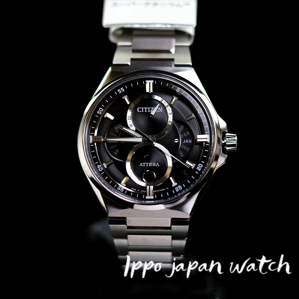 JDM WATCH ★ Citizen Solar Titanium Moon Bu0060-68E 8730 กระจกแซฟไฟร์ Super Titanium 《Y》