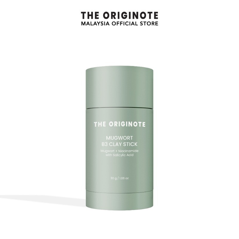 The Originote Mugwort B3 Clay Stick Mask ทําความสะอาดผิวหน้า Clay Masker Mugwort Stick