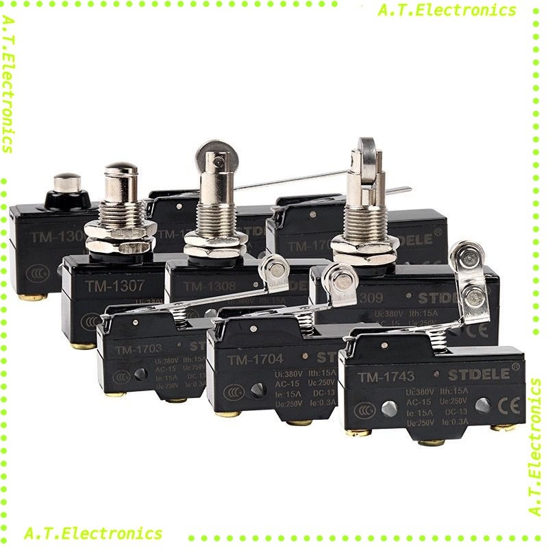 ลิมิตสวิตซ์ รุ่นAZ  MN TM-1300,1305,1307,1308,1309,1701,1702,1704,1705,1706  คละยี่ห้อ (บางยี่ห้อรหัสต่าง) แบรนด์ไต้หวัน