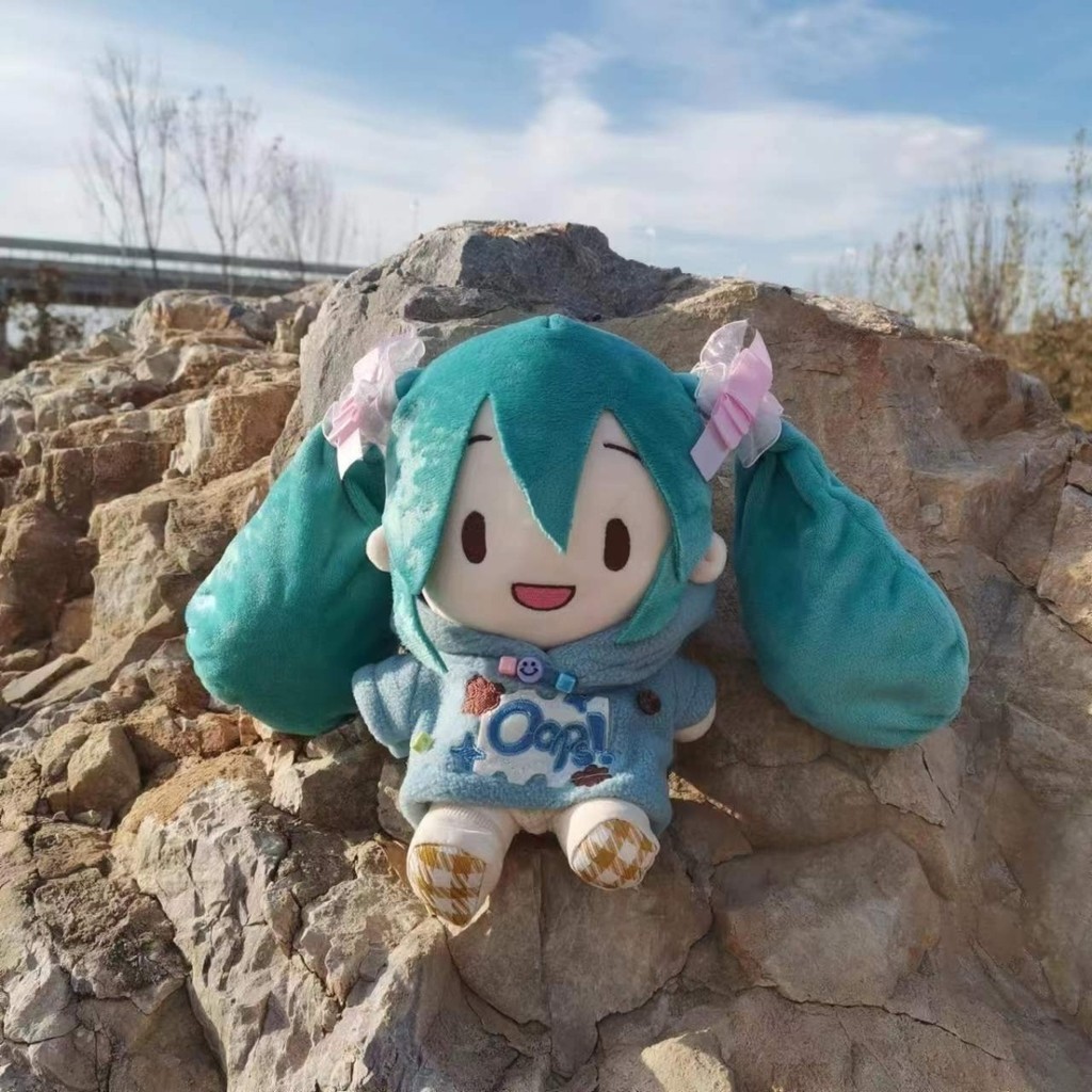 40cm Hatsune Miku ชื่นชมเสื้อผ้าตุ๊กตาผ้าฝ้ายตุ๊กตา Fufu น่ารักการเคลื่อนไหวของตุ๊กตาเสื้อผ้าเด็กของ