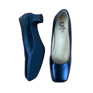 CSB รองเท้าคัดชู MP85-847 แบบถูกระเบียบใส่เรียนหรือรับปริญญา ส้นหนาสูง 1.5 นิ้ว พร้อมส่ง