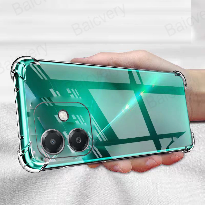 สําหรับ OPPO A3 4G CPH2669 5G A3X CPH2641 CPH2681 A40 Clear โปร่งใส Soft TPU กรณีปกหลัง