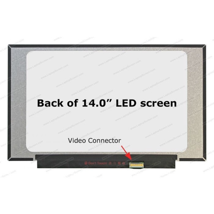 LED LCD แล็ปท็อป N140BGA-EA4 Rev.C3 14.0 นิ้วกรอบเล็ก HD