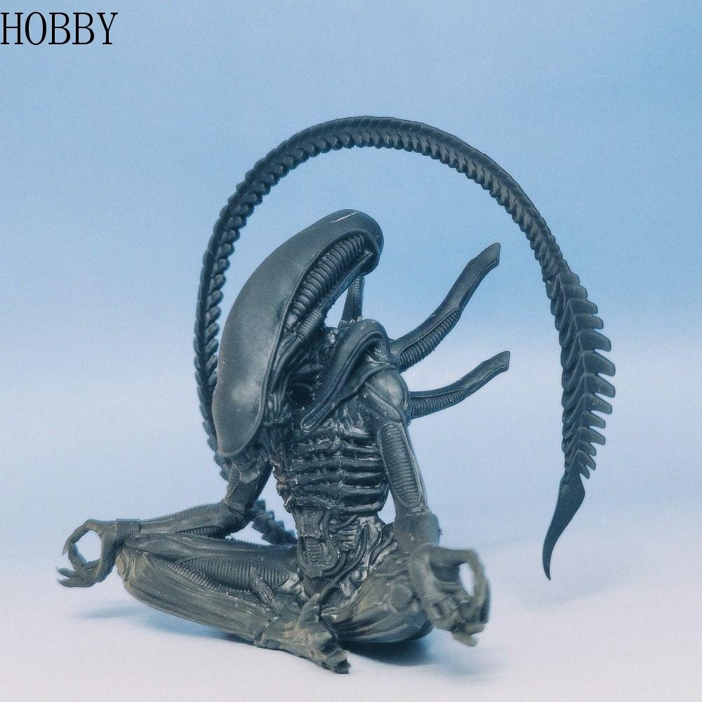 Hobby Xenomorph รุ่น, Aliens Romulus การทําสมาธิ Xenomorph รูป, ตกแต่งเดสก์ท็อป Cross- ขา 3D การพิมพ