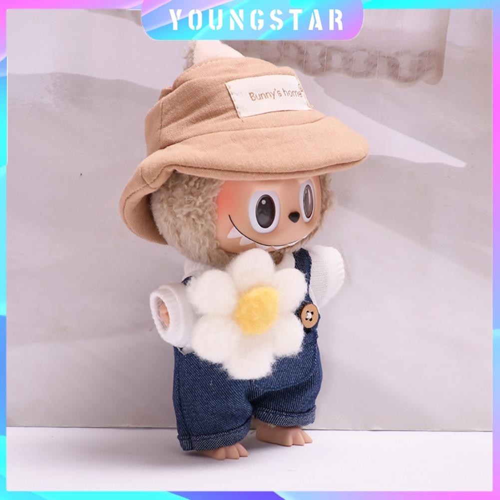 น่ารัก17เซนติเมตรลาบู ตุ๊กตาเสื้อผ้าแฟชั่นเสื้อผ้า ชม. เสื้อฮู้ด ตุ๊กตาเสื้อผ้าตุ๊กตาอุปกรณ์เสริมสําหรับ ลาบู ตุ๊กตาของเล่นแ