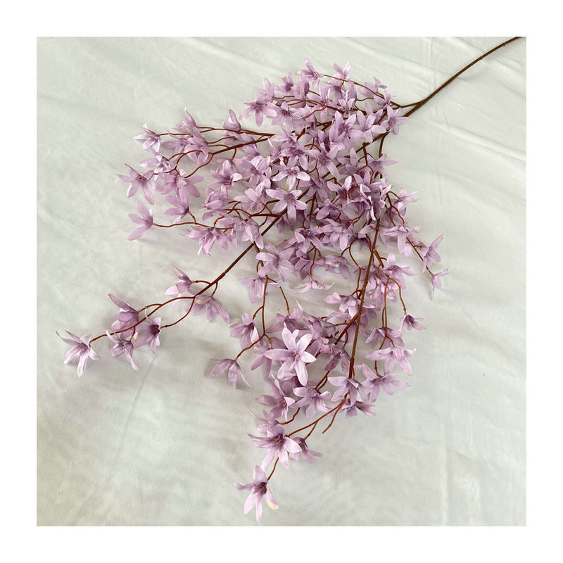 ฤดูใบไม้ร่วงสี Wenxinlan ดอกไม้จําลองห้องนั่งเล่นโต๊ะรับประทานอาหารเครื่องประดับตกแต่งการจัดดอกไม้ช่อดอกไม้ปลอมดอกไม้ผ้าไหมสดขนาดเล็ก - รูปที่ 3