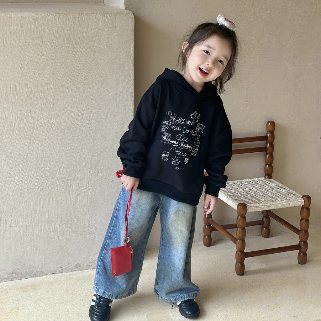 สาวเสื้อกันหนาวคลุมด้วยผ้าฤดูใบไม้ร่วงใหม่ด้านบนสบายๆ2024