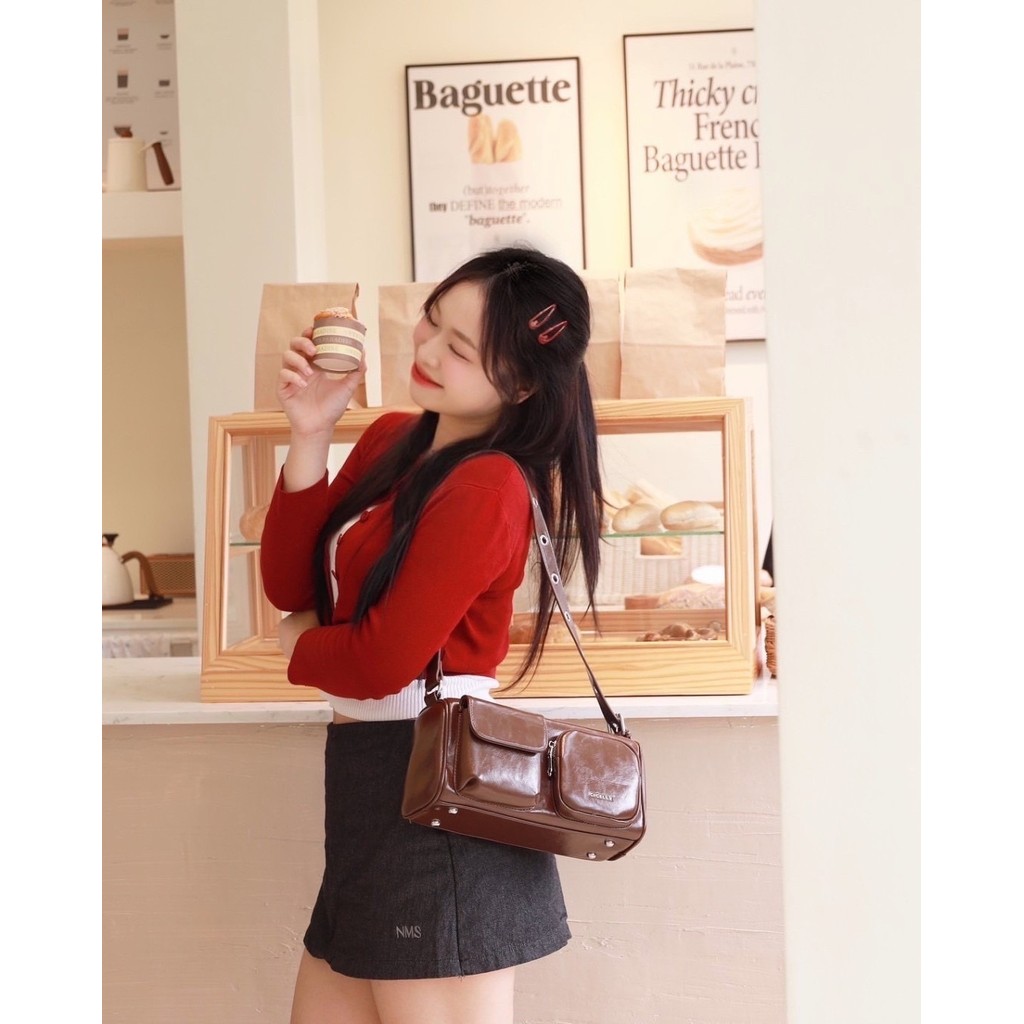 Cargo bag crossbody🔆กระเป๋าแบรนด์ CICELLE (ซี-เซล) สไตล์ Modern Luxury