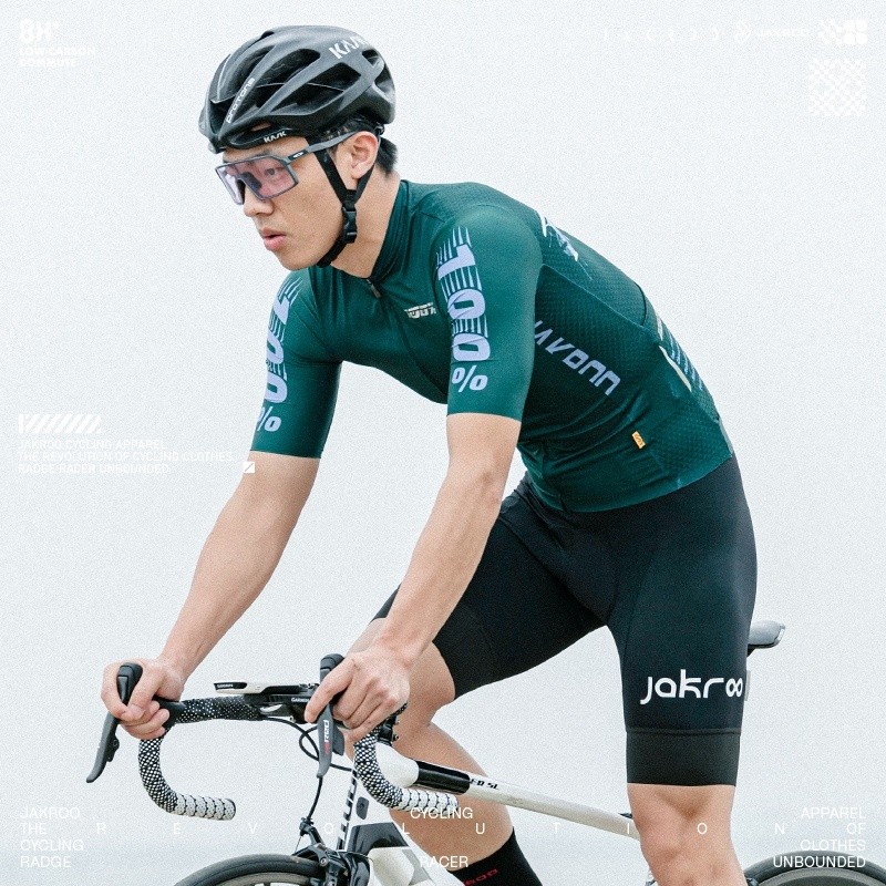 JAKROO powerband เสื้อปั่นจักรยานฤดูร้อนสไตล์ใหม่ผู้ชายแขนสั้นจักรยาน TOP - รูปที่ 2