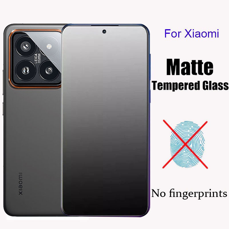 ฟิล์มกระจกด้าน แบบ ช่วยลดรอยนิ้วมือ Xiaomi xiomi Mi 17 15T 15 14T 14 13T 13 Pro Max 5G 4G