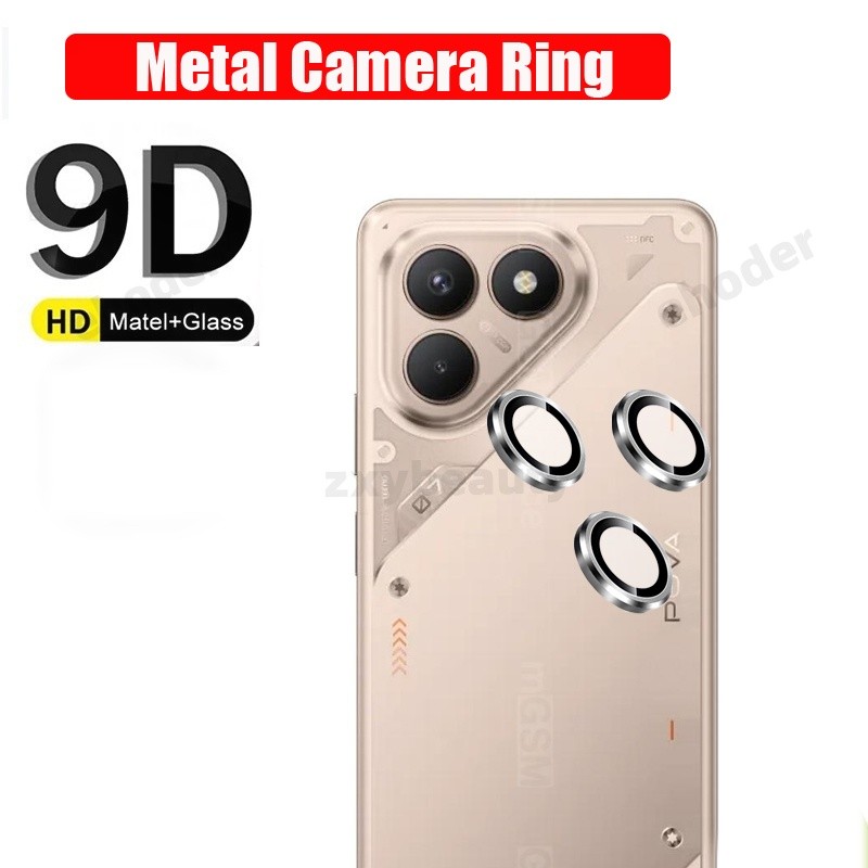 สําหรับ Tecno Pova 7 8 5G 4G Ultra 5G 2026 เลนส์กล้องกระจกสําหรับ POVA7 7Ultra POVA7Ultra POVA8 กลับเลนส์โลหะ Protector แหวนฝาครอบ