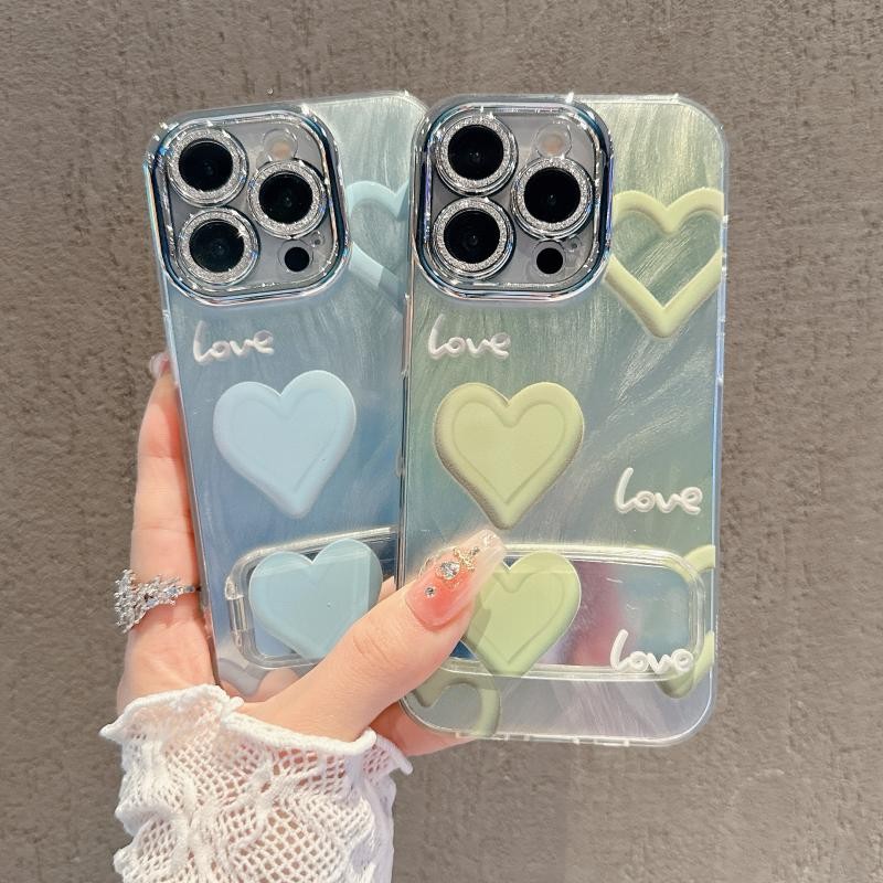 เข้ากันได้กับเคสโทรศัพท์ Apple Samsung iPhone 16 15 14 13 12 11 promax เคสโทรศัพท์เลนส์รวมทุกอย่าง HX041YSJK&042
