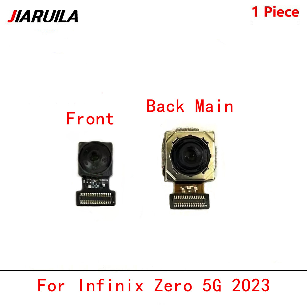 กล้องด้านหน้ากล้องด้านหลังสําหรับ Infinix Zero 5G 2023 ด้านหลังหลักกลับกล้อง Flex Cable Replacement