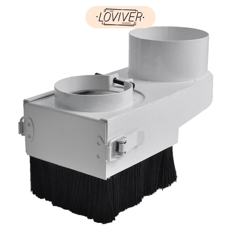 LOVIVER CNC ฝุ่นรองเท้าสําหรับ CNC Router แกนมอเตอร์ - สีขาว (65/70/75/80/85/90 มม./100 มม./105 มม./)