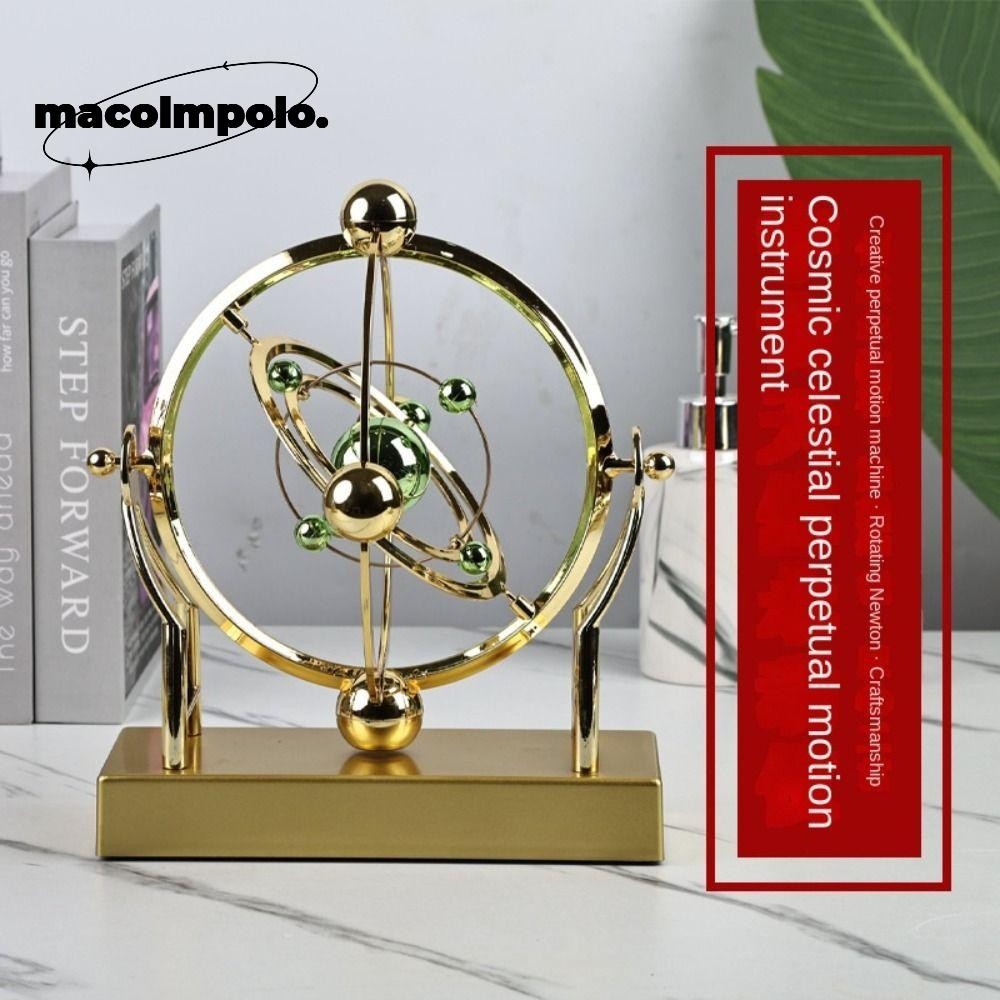 MACOLMPOLO ลูกตุ้มเคลื่อนไหวคอสมิก, พร้อมฐานการศึกษา Celestial Orbit Perpetual Motion, Creative แบบพ