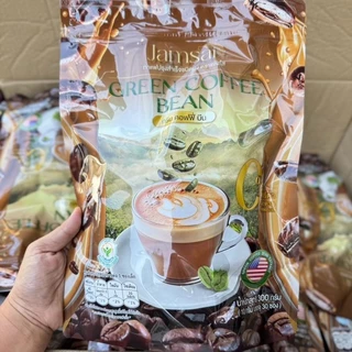 (1 แถม 2) JAMSAI GREEN COFFEE BEAN กาแฟแจ่มใส กาแฟกรีนคอฟฟี่บีน ( 1 ถุง 30 ซอง)