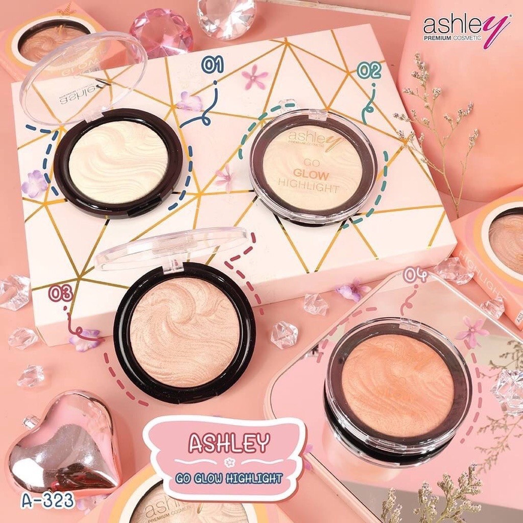 แท้/ดีลสุดคุ้ม/ไลฟ์ทุกวัน (1ชิ้น) A-323 Ashley Go Glow Highlight ไฮไลท์ (M) ราคา ถูกที่สุด ดีลบีเคเค แกลเลอรีภาพที่ 4