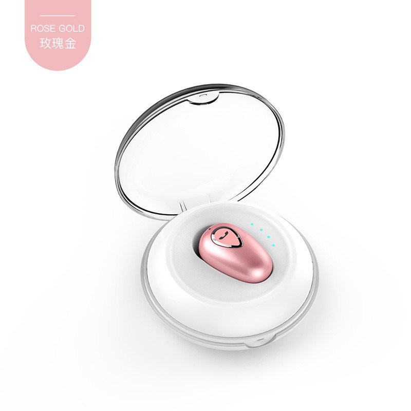 🎧 YX06 หูฟังบลูทูธข้างเดียว | NFC | ควบคุมเสียง | ถังชาร์จ | กันน้ำ | สีดำ/เงิน/โรสโกลด์