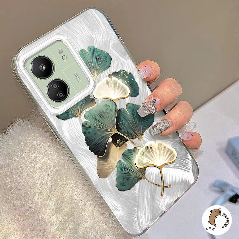 OPPO กรณีใบแอปริคอทเหมาะสําหรับ OPPO A18 A38 A78 A58 A17 A17k A16 A5s A12 A3S A54 A77s A57 A52 A53 A