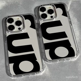 Street Wear Letter Simple ขายร้อนอินเทรนด์เคสโทรศัพท์ไฟฟ้าเหมาะสําหรับiPhone 15promax 16promax 14promax 13 12 11 pro max 12pro 15pro 16plus x xr xsmax Shock-Resistantป้องกันกรณี