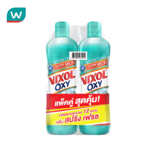 Vixol วิกซอล ออกซี่ ผลิตภัณฑ์ล้างห้องน้ำ สปริง เฟรช 700 มล. แพ็คคู่