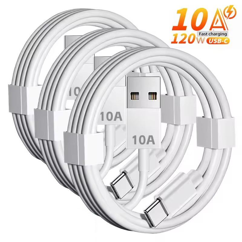 10A 7A Type C สายชาร์จเร็ว - สายดาต้าโทรศัพท์ PVC ทนทาน