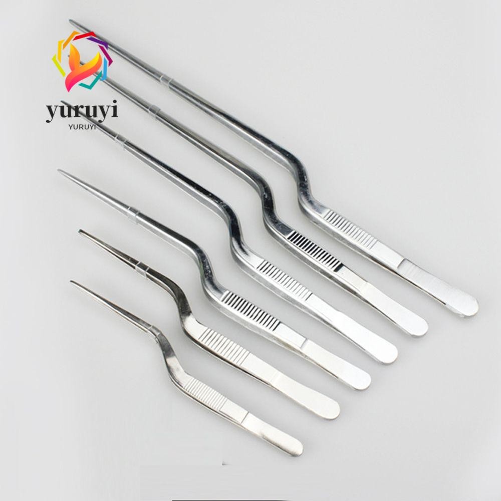 Yuruyi อาหาร Tweezer เสิร์ฟร้อน Presentation Chef สแตนเลส