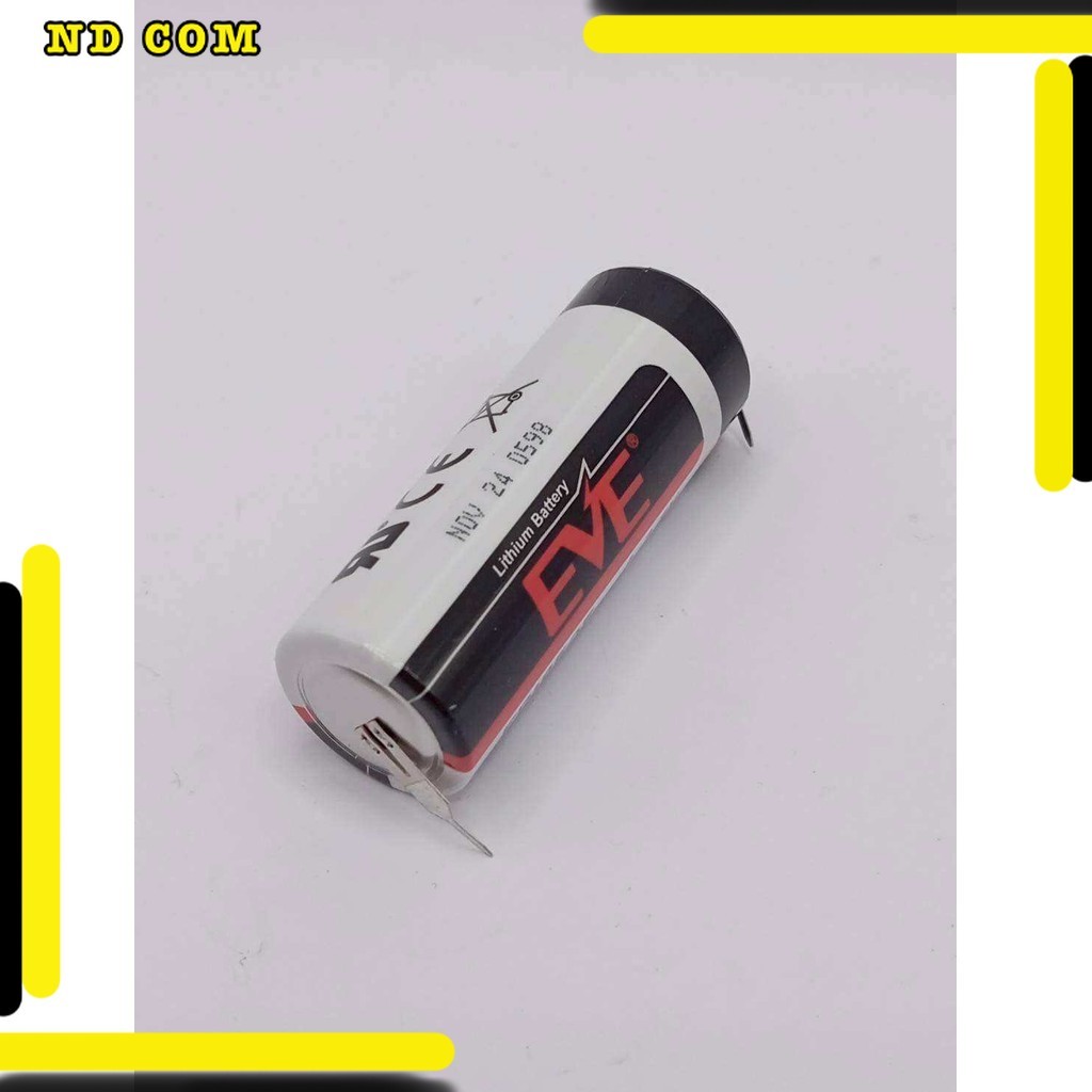 สุดคุ้ม! CR17450 ER17450 EVE มีขา 17450 แบตเตอรี่ CR17450 ER17450 EVE มีขา สินค้าถ่ายจากงานจริงของทา