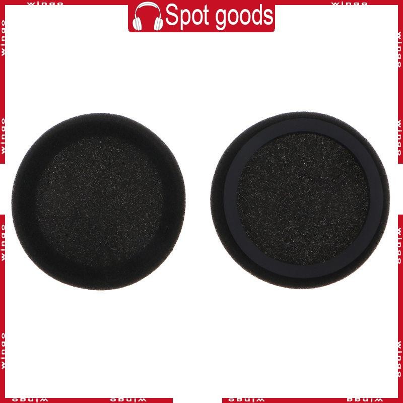 WIN 1 คู่ฟองน้ําชุดหูฟังสําหรับเล่นเกม Earmuffs สําหรับ K420 K402 K403 หูฟังสีดํา